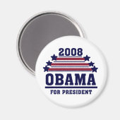 OBAMA 2008 Magnet (Voorkant / Achterkant)