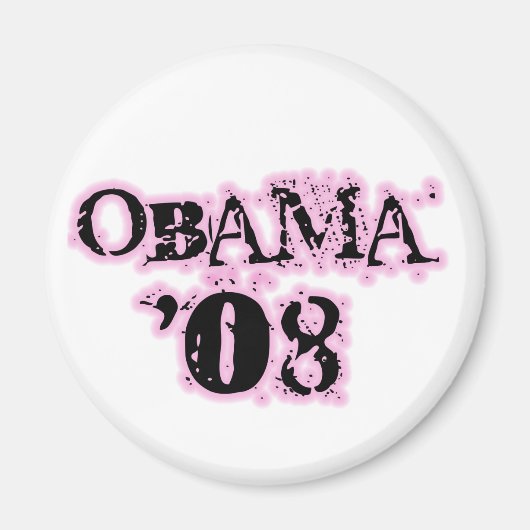 OBAMA 2008 Magnet (Voorkant)