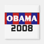 OBAMA 2008 Magnet (Voorkant)