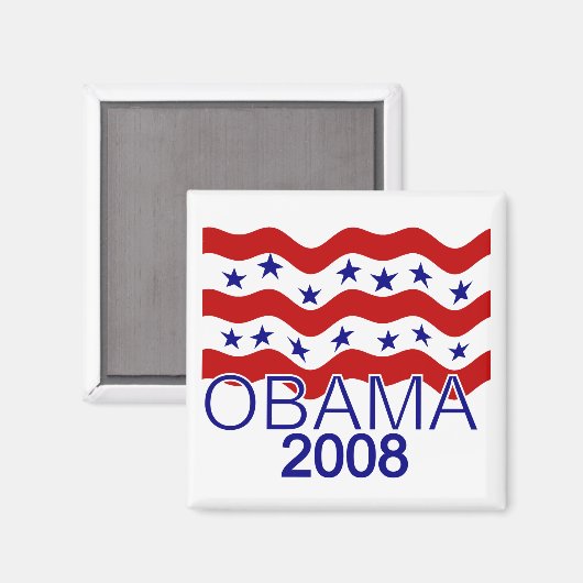 OBAMA 2008 Magnet (Voorkant / Achterkant)
