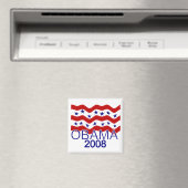 OBAMA 2008 Magnet (Insitu (Vaatwasser))