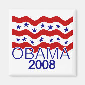 OBAMA 2008 Magnet (Voorkant)
