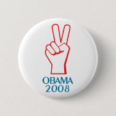 Obama 2008 Peace Button 61023 (Voorkant)