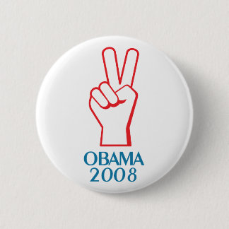 Obama 2008 Peace Button 61023