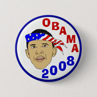 OBAMA 2008 RONDE BUTTON 5,7 CM