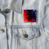 Obama 2008 vierkante button 5,1 cm (In situ)