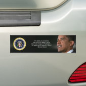 Obama 2009 Inauguration Bumpersticker (Op auto)