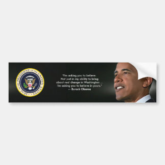 Obama 2009 Inauguration Bumpersticker
