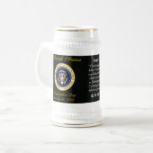 Obama 2009 Inauguration Stein Bierpul (Voorkant links)