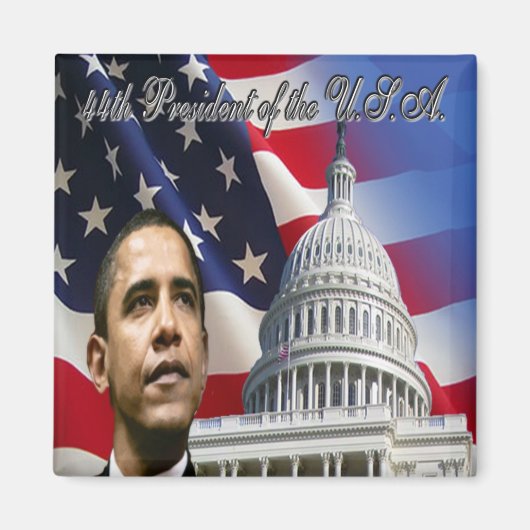 Obama, 2009 President Magneet (Voorkant)