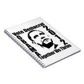 OBAMA 2012 aangepaste notitieboek (Rechterzijde)