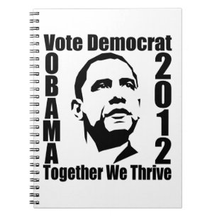 OBAMA 2012 aangepaste notitieboek