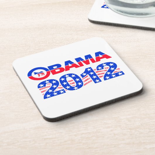 OBAMA 2012 aangepaste onderzetters (Linkerzijde)