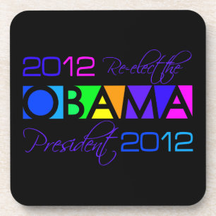 OBAMA 2012 aangepaste onderzetters
