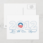 Obama 2012 briefkaart (Voorkant / Achterkant)