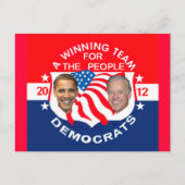 Obama 2012 Briefkaart (Voorkant)
