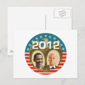 Obama 2012 briefkaart (Voorkant / Achterkant)