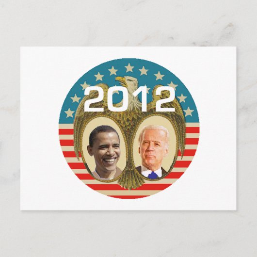 Obama 2012 briefkaart (Voorkant)