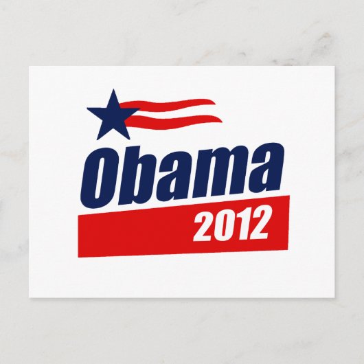 Obama 2012 briefkaart (Voorkant)