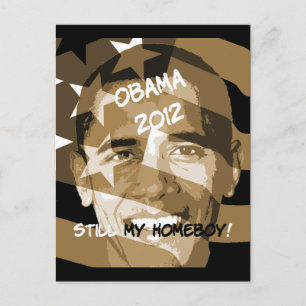 Obama 2012 briefkaart