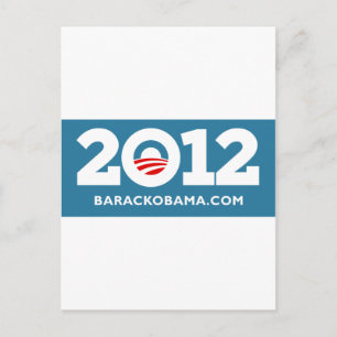 Obama 2012 briefkaart