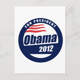 Obama 2012 briefkaart