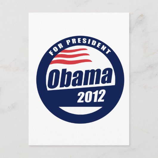 Obama 2012 briefkaart (Voorkant)