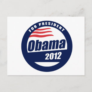 Obama 2012 briefkaart