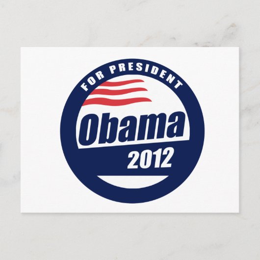 Obama 2012 briefkaart (Voorkant)