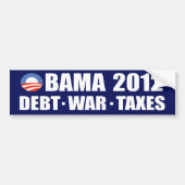 Obama 2012 bumpersticker (Voorkant)