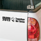 OBAMA 2012 bumpersticker (Op Truck)