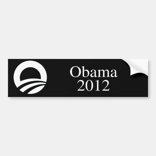 OBAMA 2012 - BUMPERSTICKER (Voorkant)