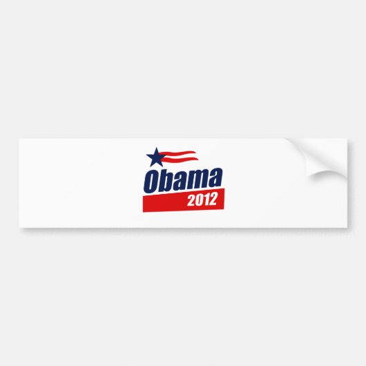 Obama 2012 bumpersticker (Voorkant)