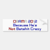 OBAMA 2012 BUMPERSTICKER (Voorkant)
