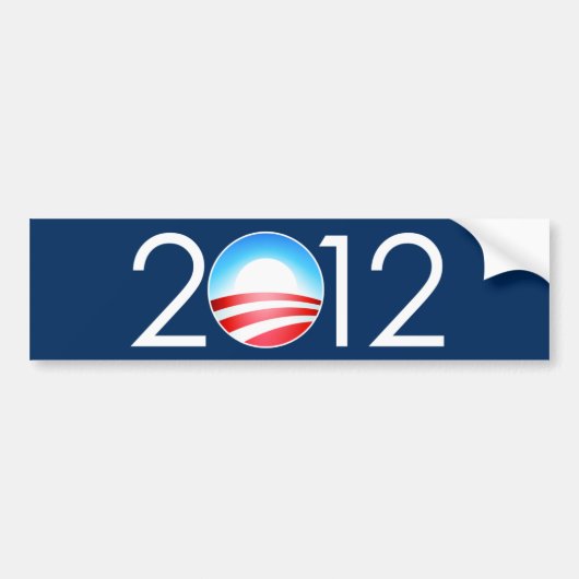 Obama 2012 bumpersticker (Voorkant)