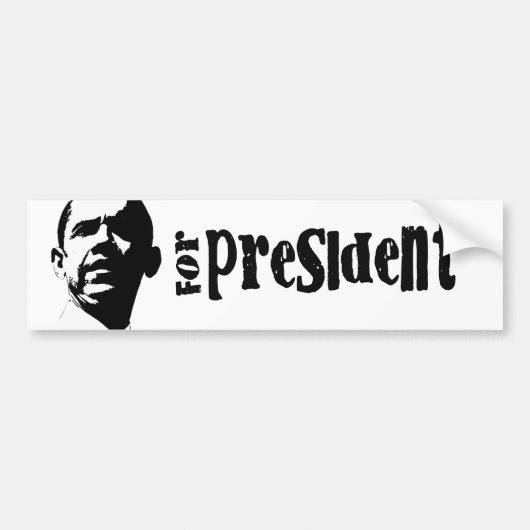 OBAMA 2012 BUMPERSTICKER (Voorkant)