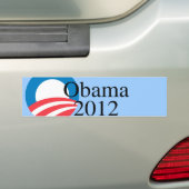 Obama 2012 - bumpersticker (Op auto)