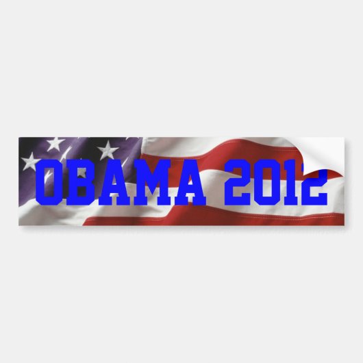 Obama 2012 bumpersticker (Voorkant)