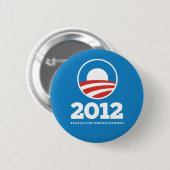 Obama "2012" Button Pin (Voorkant /achterkant)