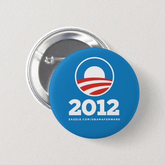 Obama "2012" Button Pin (Voorkant /achterkant)