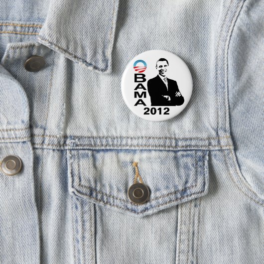 Obama 2012 Campaign Button (In situ)