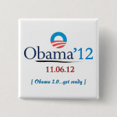 Obama 2012 Campaign Button (Voorkant)