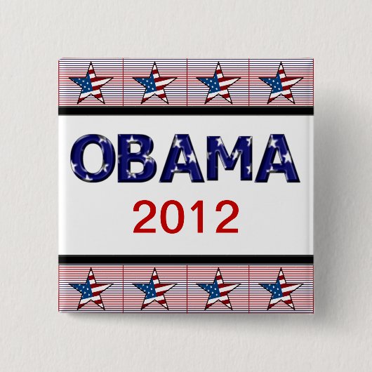 OBAMA 2012 CAMPAIGN BUTTON (Voorkant)