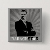 Obama 2012 Campaign Button - Barack Star (Voorkant)