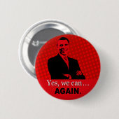 Obama 2012 Campaign Button - Ja, dat kunnen we nog (Voorkant /achterkant)