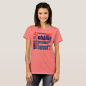 OBAMA 2012 CLOUD T-SHIRT (Voorkant volledig)
