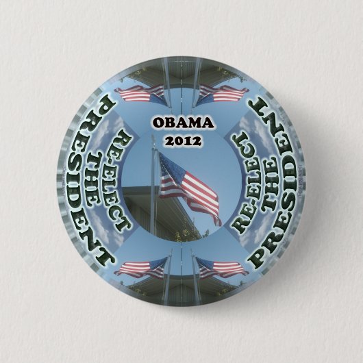Obama 2012: De Button van het President herkiezen (Voorkant)