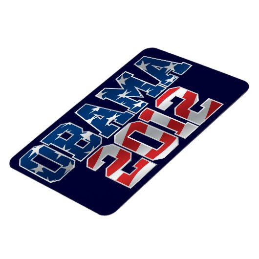 Obama 2012 Flexi Magnet Magneet (Linkerzijde)