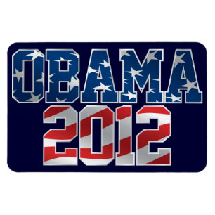 Obama 2012 Flexi Magnet Magneet