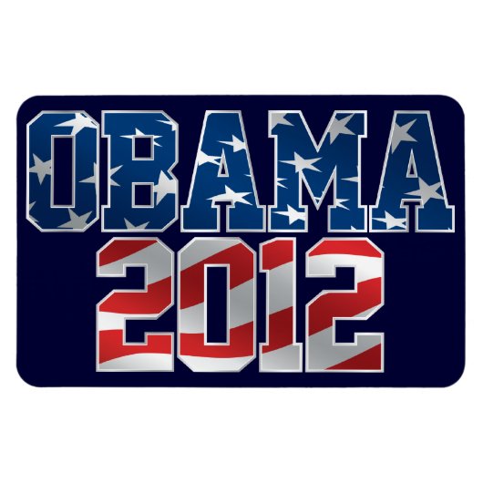 Obama 2012 Flexi Magnet Magneet (Horizontaal)